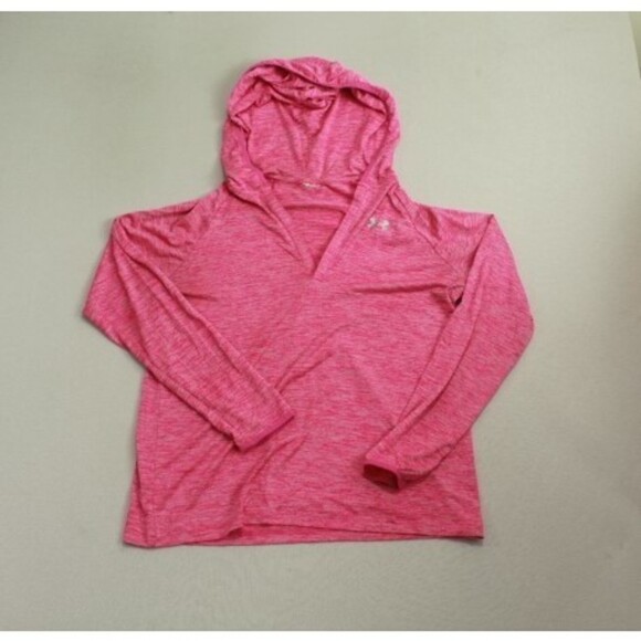 Under Armour Women Pink Hoodie Sweatshirt Running Size Small - Picture 1 of 8